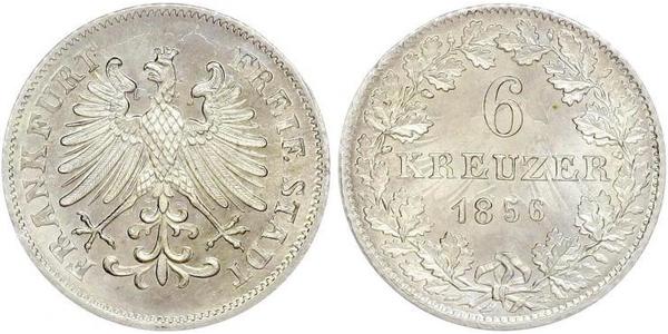 6 Kreuzer Germania Argento 