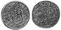 6 Kreuzer Sacro Romano Impero (962-1806) Argento 