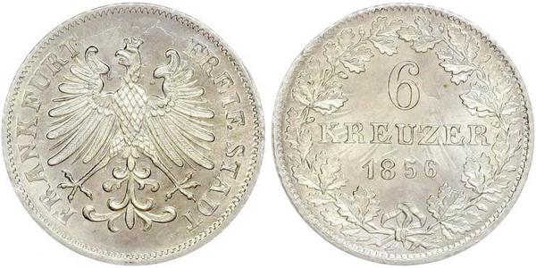6 Kreuzer Alemania Plata 