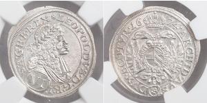 6 Kreuzer Sacro Imperio Romano (962-1806) Plata 