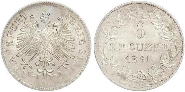 6 Kreuzer Deutschland Silber 