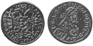 6 Kreuzer Heiliges Römisches Reich (962-1806) Silber 