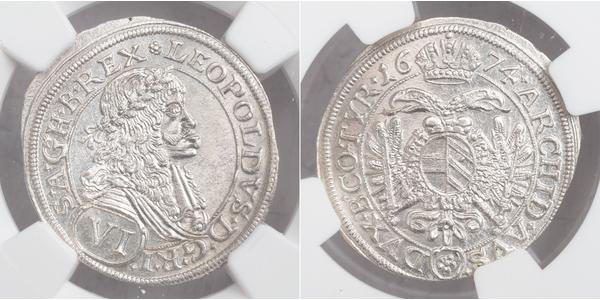 6 Kreuzer Heiliges Römisches Reich (962-1806) Silber 