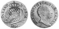 6 Kreuzer Königreich Bayern (1806 - 1918) Silber 