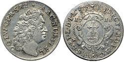6 Kreuzer States of Germany Silber 