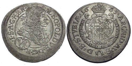6 Kreuzer Österreich Silber 