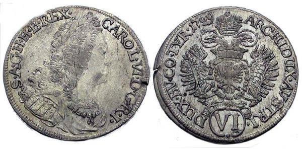 6 Kreuzer Österreich Silber 