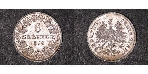 6 Kreuzer 德国 銀 