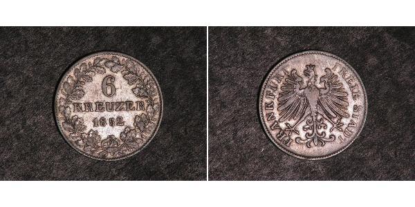 6 Kreuzer 德国 銀 