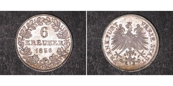 6 Kreuzer 德国 銀 
