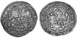 6 Marck Reichsstadt Aachen (1306 - 1801) Silber 