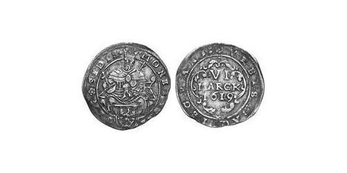 6 Marck Free Imperial City of Aachen (1306 - 1801) 銀 