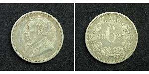 6 Penny Afrique du Sud Argent 