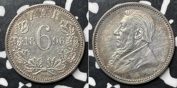 6 Penny Afrique du Sud Argent 