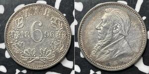 6 Penny Sudafrica Argento 