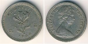 6 Penny Southern Rhodesia (1923-1980) Copper/Nickel 