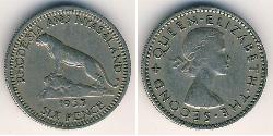 6 Penny Rhodesia (1965 - 1979) Rame/Nichel 