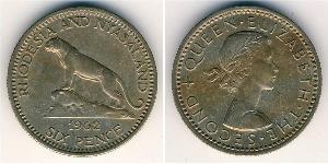 6 Penny Southern Rhodesia (1923-1980) Rame/Nichel 