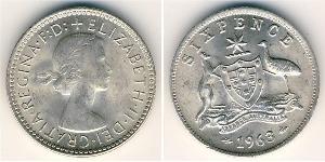 6 Penny Australien (1939 - )  