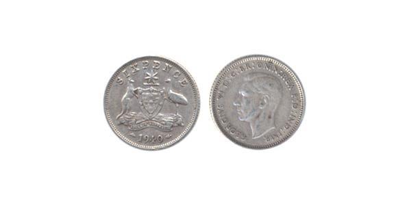 6 Penny Australien (1939 - )  