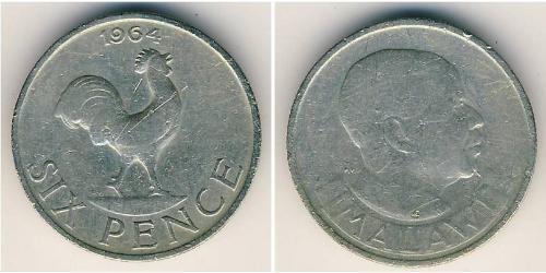 6 Penny Malawi 銅/镍 