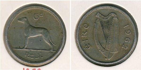 6 Penny 爱尔兰共和国 銅/镍 