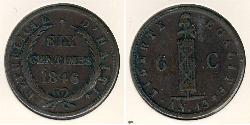 6 Sent Haiti Kupfer 