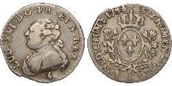 6 Sol Kingdom of France (843-1791) Silber Ludwig XVI (1754 - 1793)