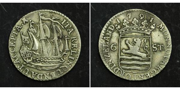 6 Stuiver Netherlands Silver 