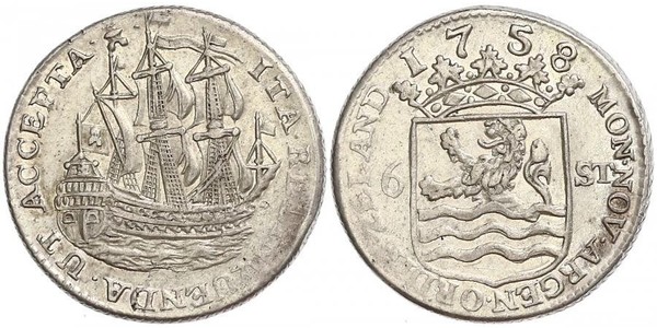 6 Stuiver Netherlands Silver 