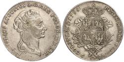 6 Zloty / 1 Thaler République des Deux Nations (1569-1795) / Pologne Argent Stanislaw II Poniatowski