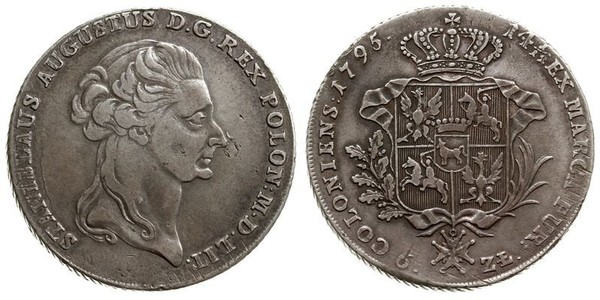 6 Zloty / 1 Thaler Poland / Polish-Lithuanian Commonwealth (1569-1795) Silver Stanislaw II Poniatowski