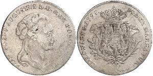 6 Злотий / 1 Талер Польща / Річ Посполита (1569-1795) Срібло Stanislaw II Poniatowski