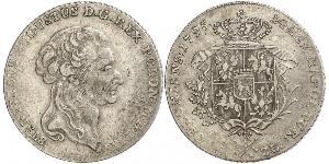 6 Злотий / 1 Талер Польща / Річ Посполита (1569-1795) Срібло Stanislaw II Poniatowski