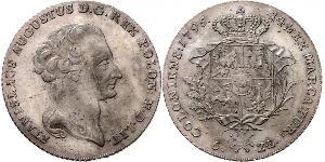 6 Злотий / 1 Талер Польща / Річ Посполита (1569-1795) Срібло Stanislaw II Poniatowski