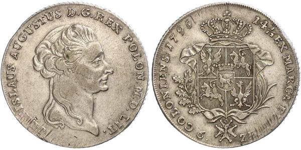 6 Злотый / 1 Талер Польша / Речь Посполитая (1569-1795) Серебро Stanislaw II Poniatowski
