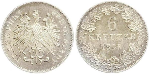 6 Крейцер Германия Серебро 
