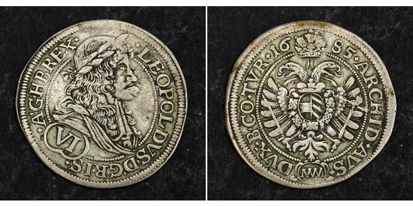 6 Крейцер Священна Римська імперія (962-1806) Срібло 