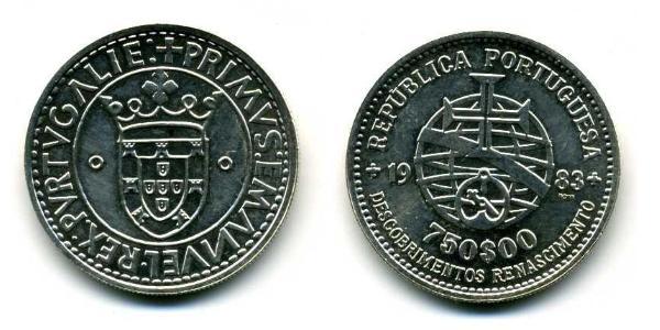 750 Escudo 葡萄牙 銀 