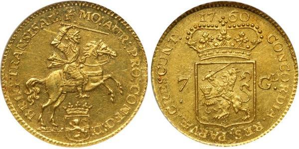 7 Gulden Dutch Republic (1581 - 1795) Gold 