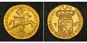 7 Gulden Provinces-Unies (1581 - 1795) Or 