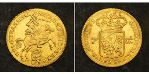 7 Gulden Provincias Unidas de los Países Bajos (1581 - 1795) Oro 