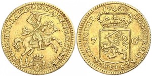 7 Gulden Provincias Unidas de los Países Bajos (1581 - 1795) Oro 