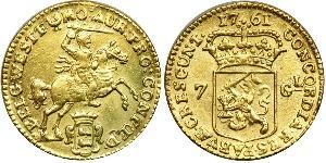 7 Gulden Provincias Unidas de los Países Bajos (1581 - 1795) Oro 