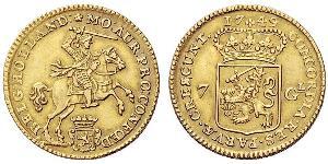 7 Gulden Provincias Unidas de los Países Bajos (1581 - 1795) Oro 