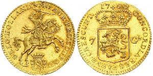 7 Gulden Provincias Unidas de los Países Bajos (1581 - 1795) Oro 