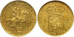 7 Gulden Repubblica delle Sette Province Unite (1581 - 1795) Oro 