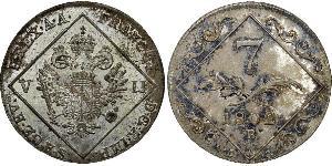 7 Kreuzer 神圣罗马帝国 (962 - 1806) Billon 弗朗茨二世 (神圣罗马帝国) (1768 - 1835)