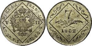7 Kreuzer 神圣罗马帝国 (962 - 1806) Billon 弗朗茨二世 (神圣罗马帝国) (1768 - 1835)