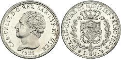 80 Lira Italy Platinum 